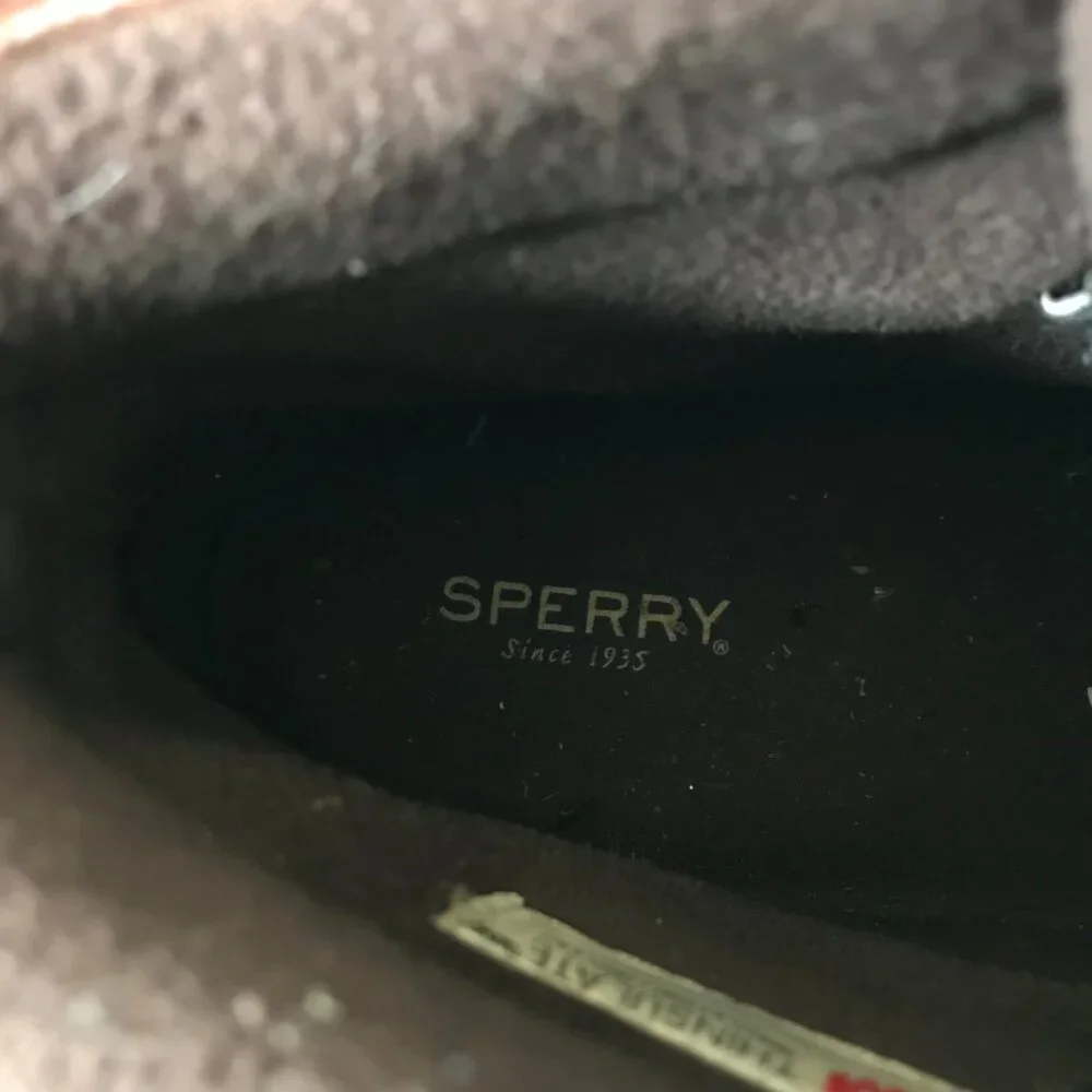 Sperry Cold Bay Thiunsulate Chukka Duck Boots Mens 7 Brown Lace Up Rubber Shoes